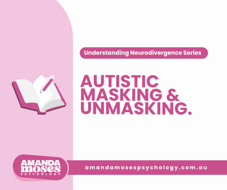 Autistic Masking and Unmasking resource cover