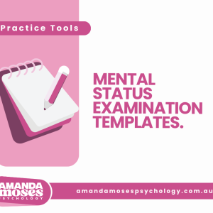 Mental status examination resource cover