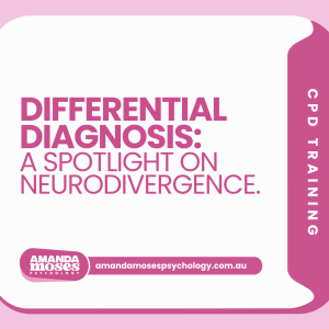 Differential diagnosis: a spotlight on neurodivergence training cover