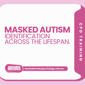 Masked autism training cover