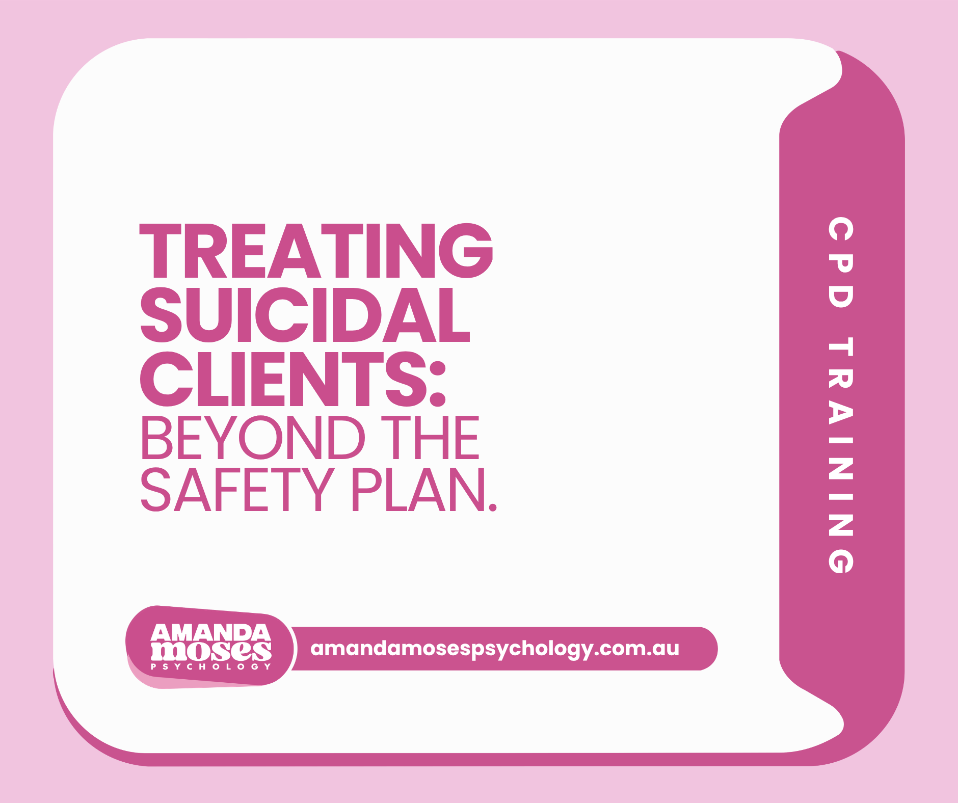 Treating suicidal clients training cover